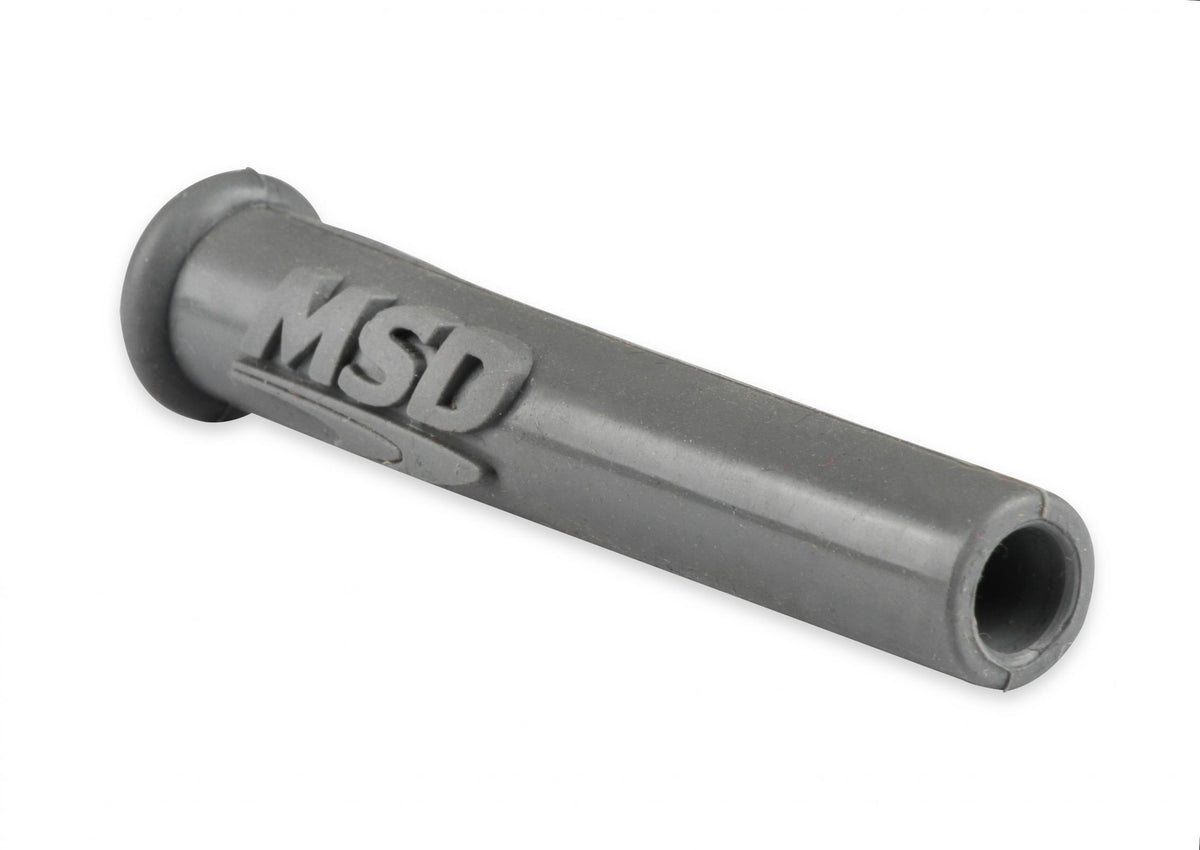 Boots, Straight, Logo Gray Silicone, 50Ea Spark Plug Boots, Straight/Multi-Angle, With MSD Logo Gray Silicone, 50Ea MSD Ignition