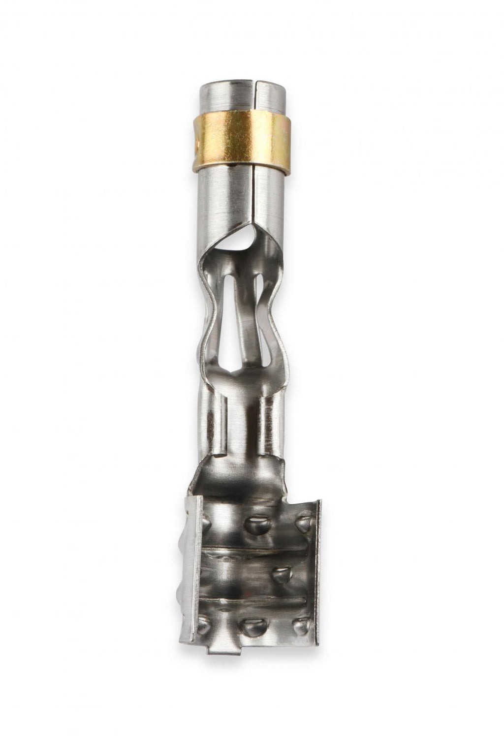 Terminals, Spark Plug Wire Straight/Multi-Angle Qty 50 Spark Plug Terminals, Straight Dual Crimp, Multi-Angle, Stainless Steel Qty 50 MSD Ignition