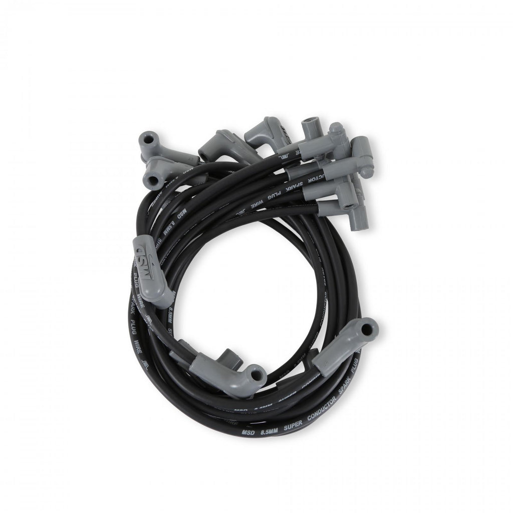 Wire Set Sc Blk, Sb Chevy For Use With Hei Cap The MSD Race Tailored 8.5Mm Super Conductor Wire Sets Are Designed Specifically To Fit Race Engines Equipped With Headers Or An MSD Distributor MSD Ignition
