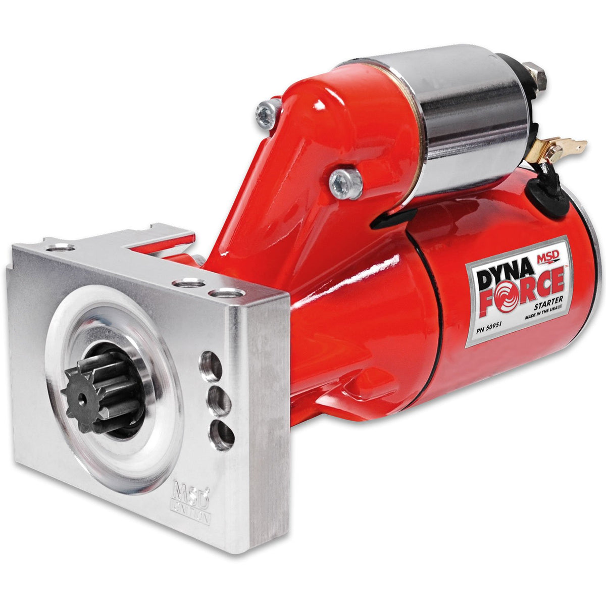 MSD Dynaforce Starter High Torque Chevrolet Small And Big Block Staggered Mount Holes MSD Ignition