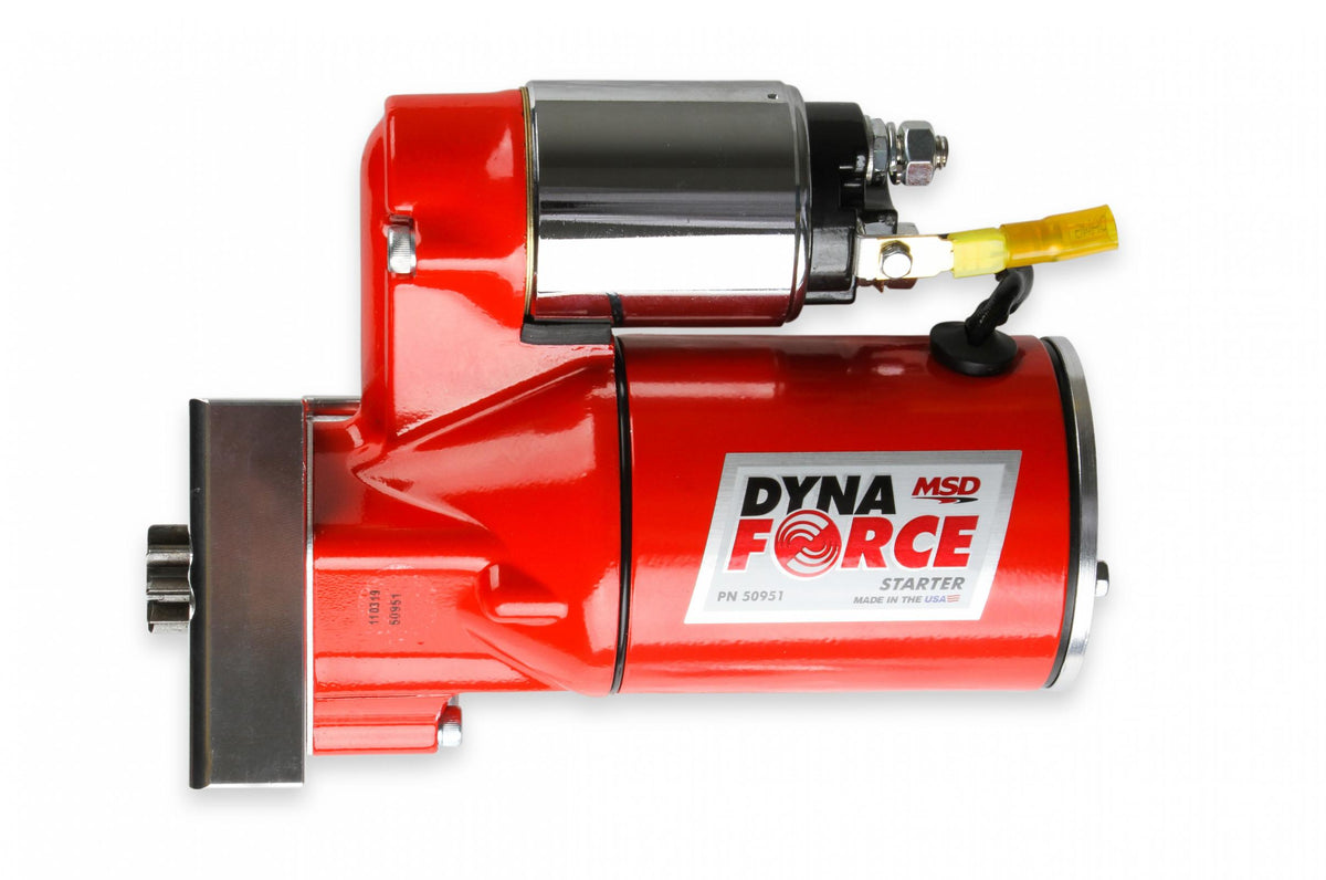 MSD Dynaforce Starter High Torque Chevrolet Small And Big Block Staggered Mount Holes MSD Ignition