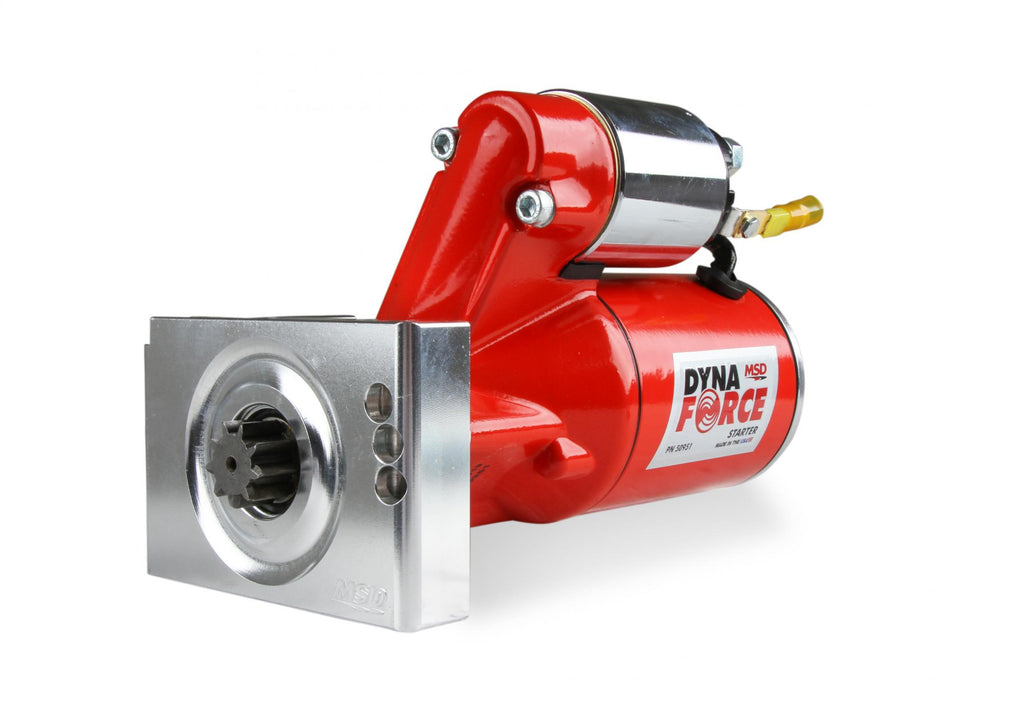 MSD Dynaforce Starter High Torque Chevrolet Small And Big Block Staggered Mount Holes MSD Ignition