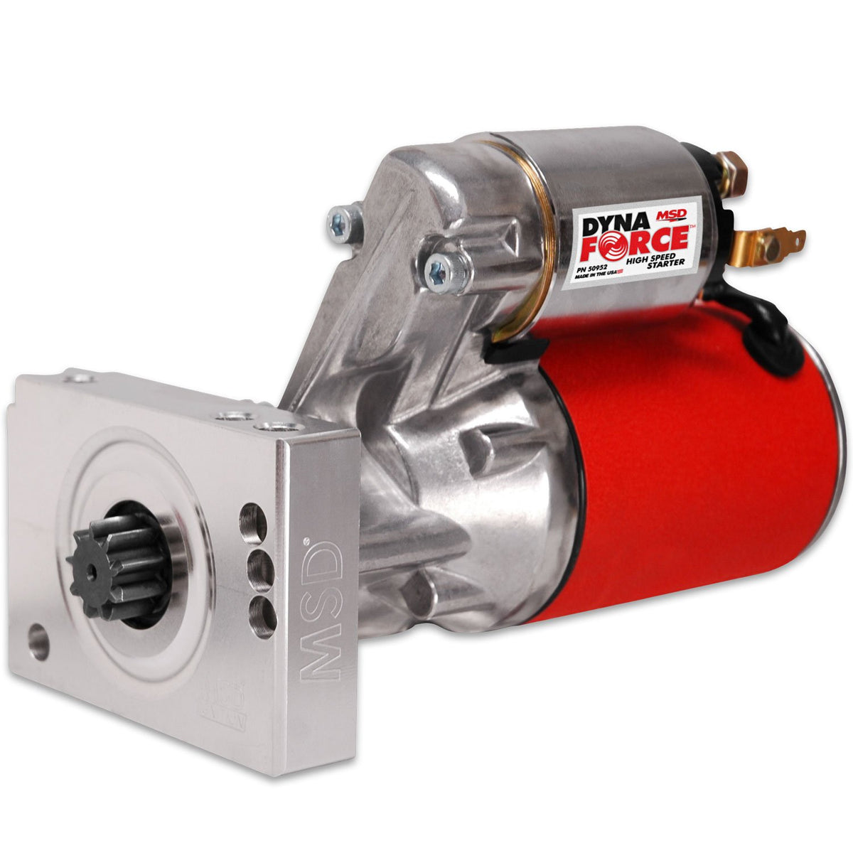MSD Dynaforce Starter High Speed Chevrolet Small And Big Block Straight Mount Holes MSD Ignition