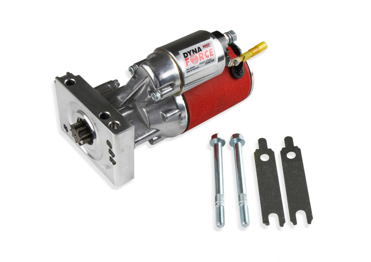 MSD Dynaforce Starter High Speed Chevrolet Small And Big Block Straight Mount Holes MSD Ignition