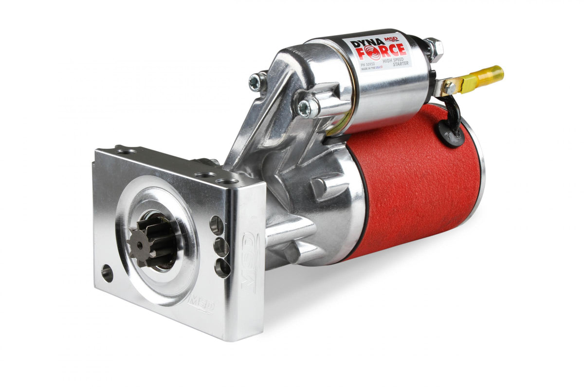 MSD Dynaforce Starter High Speed Chevrolet Small And Big Block Straight Mount Holes MSD Ignition