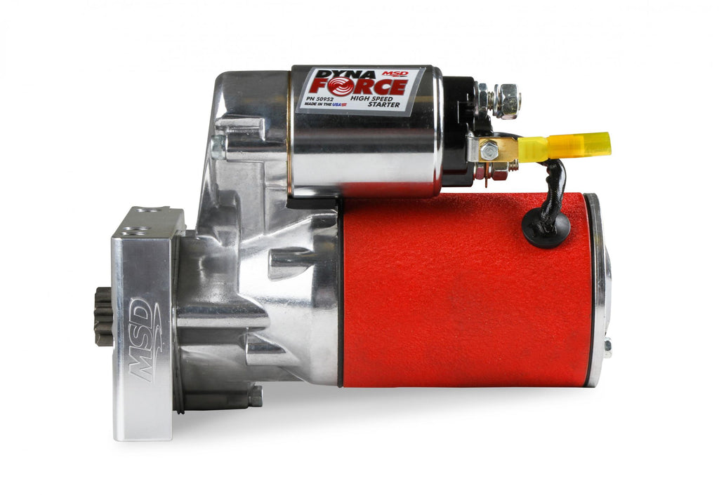 MSD Dynaforce Starter High Speed Chevrolet Small And Big Block Straight Mount Holes MSD Ignition