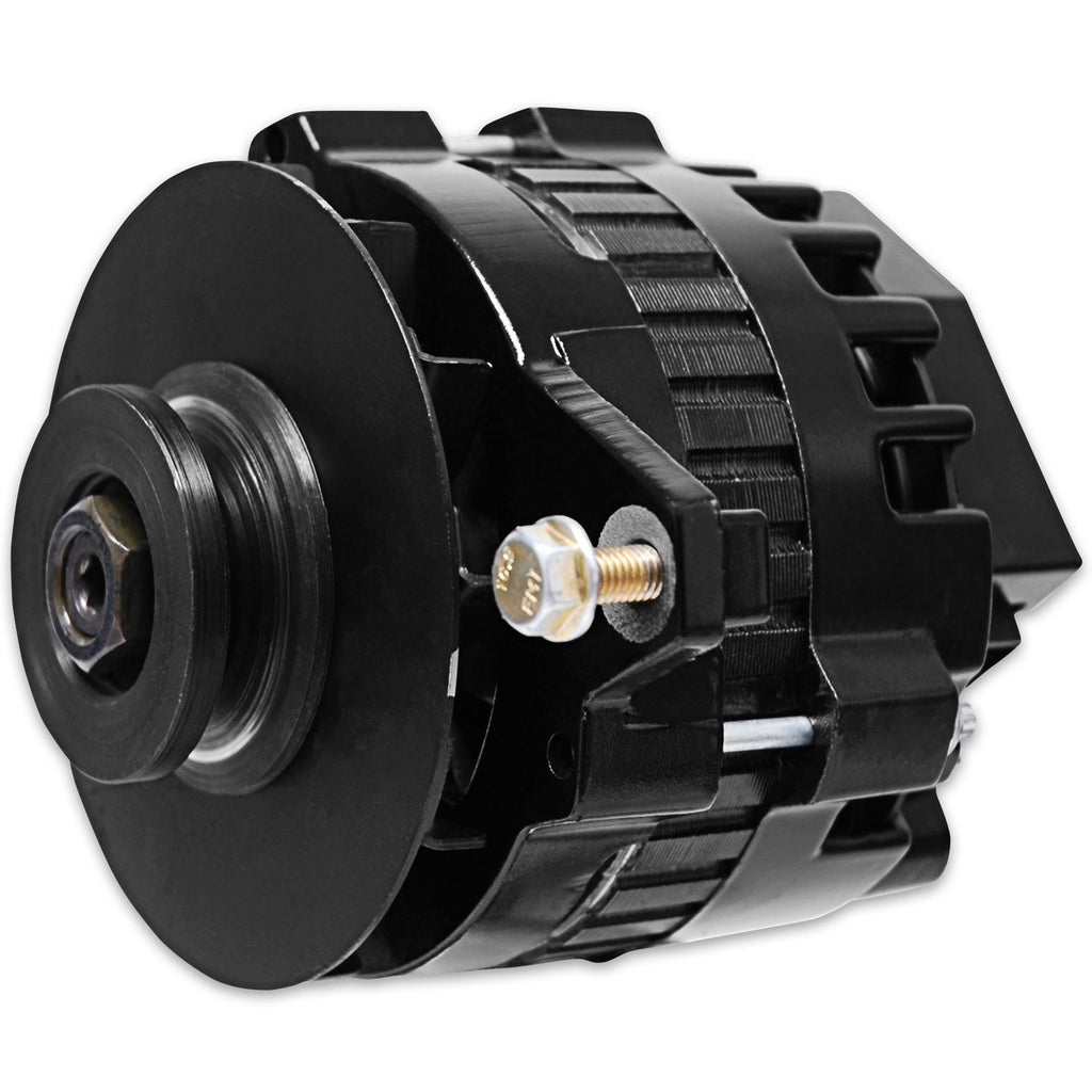 MSD Dynaforce Alternator 120 Amp Black This Alternator Features 120 Amps And A Black Finish For Subtle Appearance MSD Ignition