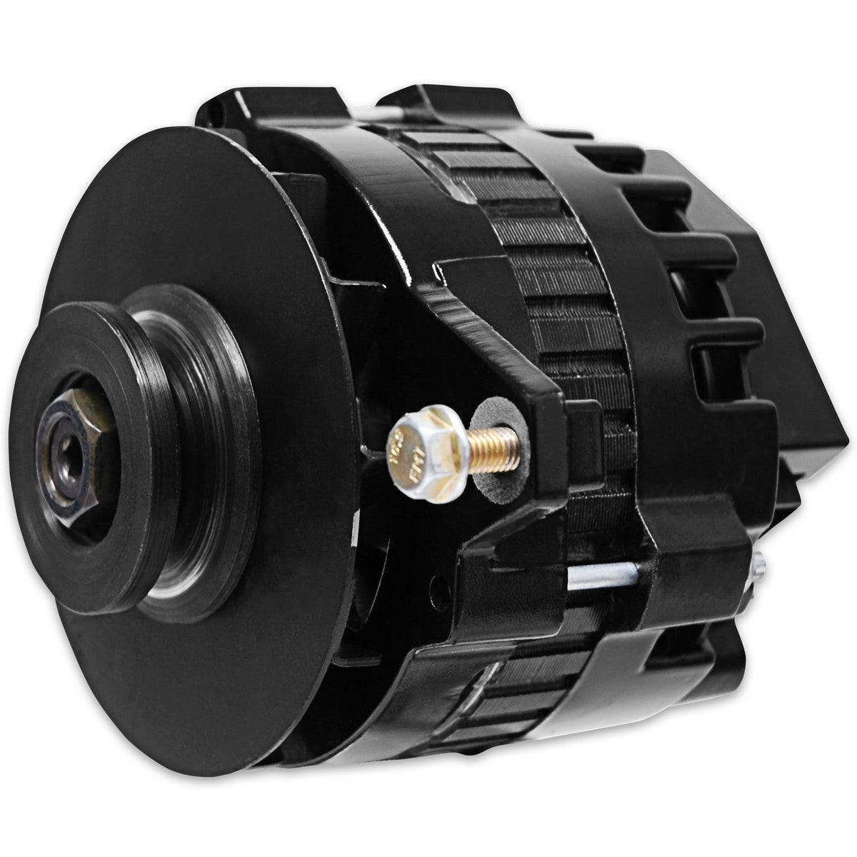 MSD Dynaforce Alternator 120 Amp Black This Alternator Features 120 Amps And A Black Finish For Subtle Appearance MSD Ignition