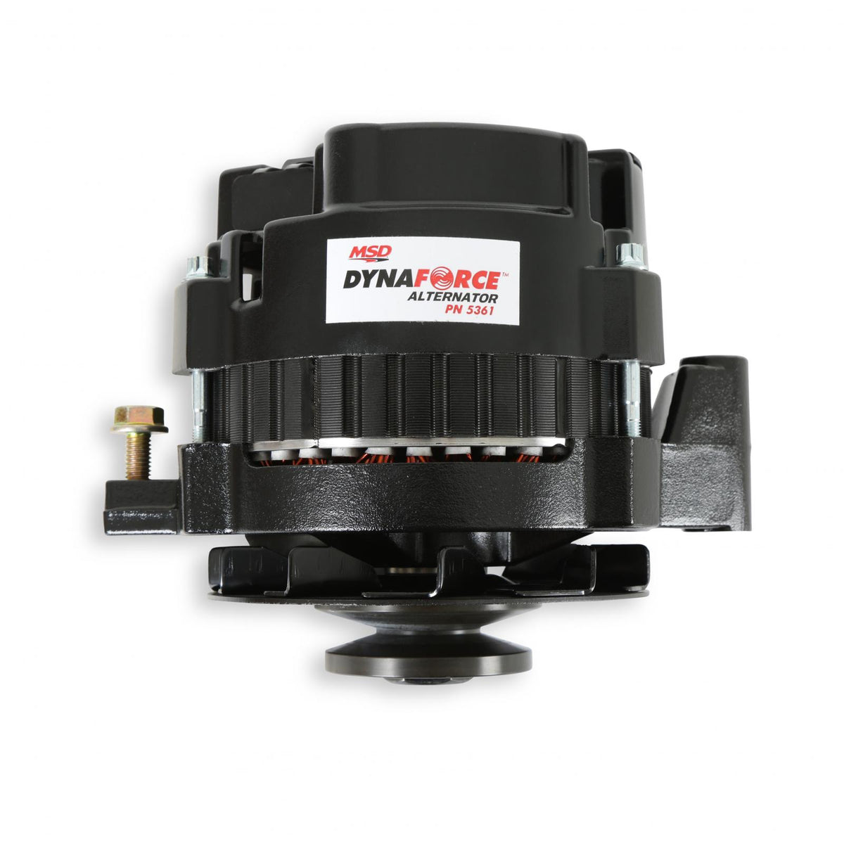 MSD Dynaforce Alternator 160 Amp Black This Alternator Features 160 Amps Subtle Appearance MSD Ignition