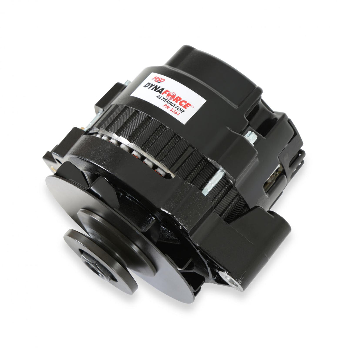 MSD Dynaforce Alternator 160 Amp Black This Alternator Features 160 Amps Subtle Appearance MSD Ignition