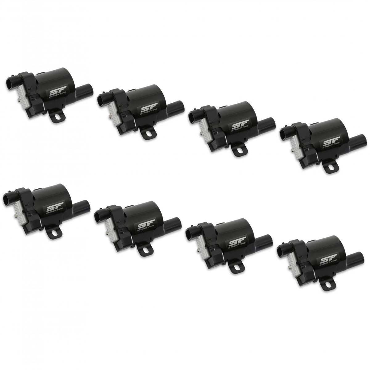 Street Fire Ignition Coils 1999-2007 GM L-Series Truck Engines, Black 8-Pack, Direct Bolt-In To Factory Connectors MSD Ignition