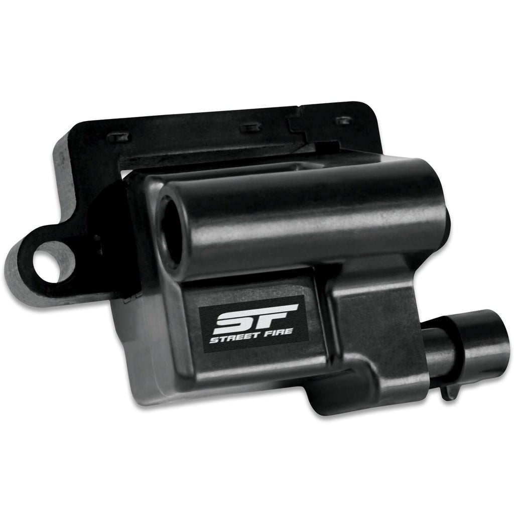 Street Fire Igntiion Coil, 1999-2009 GM L-Series Truck 99-09, Black Individual Single Coil, Direct Bolt-In To Factory Connectors MSD Ignition