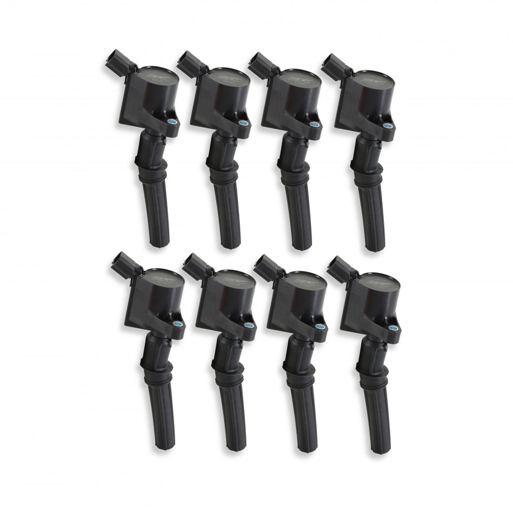 Street Fire Ignition Coils 1998-2014 Ford 4.6L/5.4L 2-Valve Engines, Black 8-Pack 8-Pack, Direct Bolt-In To Factory Connectors MSD Ignition