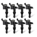 Street Fire Ignition Coils 2004-2008 Ford 4.6L/5.4L 3-Valve Engines ,Black 8-Pack 8-Pack, Direct Bolt-In To Factory Connectors MSD Ignition