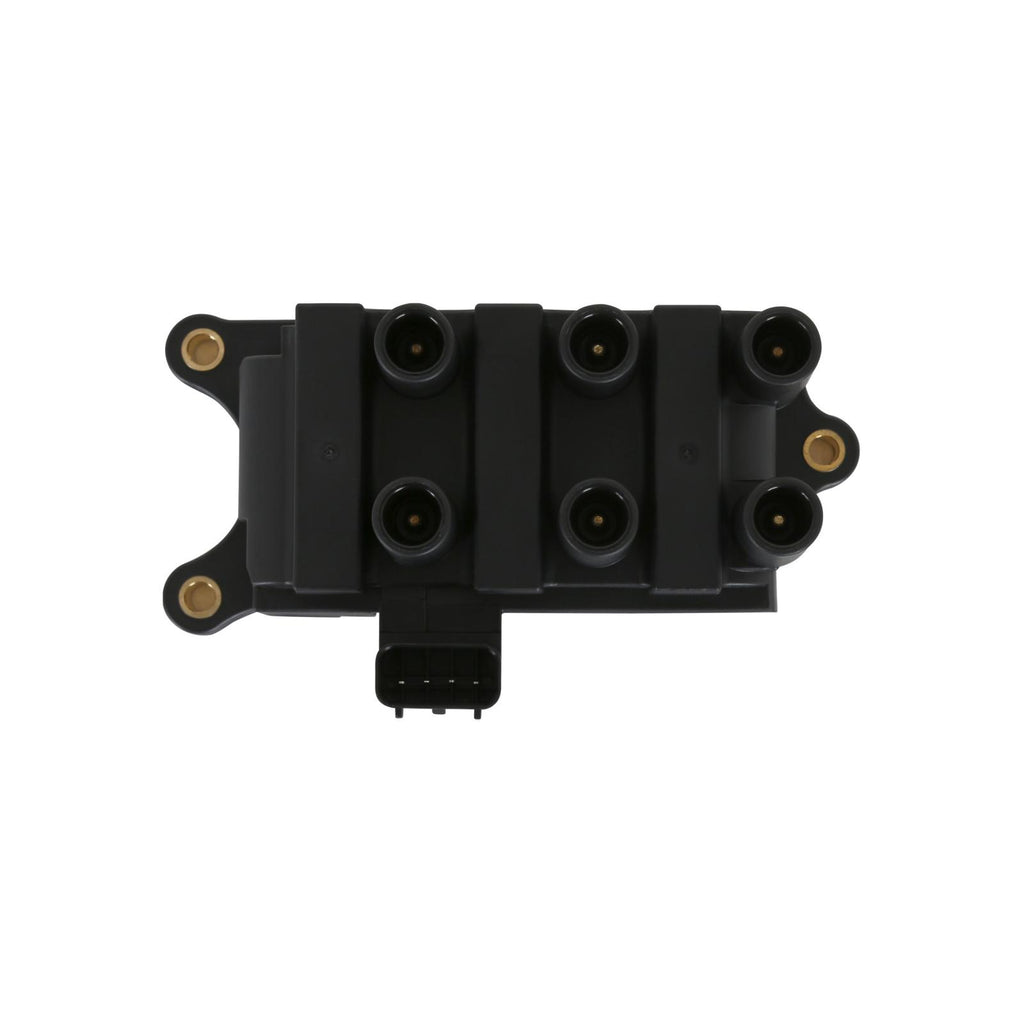Street Fire Ignition Coil Pack, 2001-2004 Ford 6-Tower Dis Style, Black Stock Replacement Ford 6-Tower Coil MSD Ignition