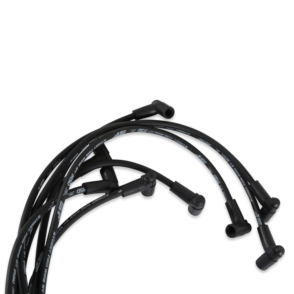 Street-Fire Wire Set Small Block Chevy 350 Hei The Terminals Are Covered In Black Boots That Protect The Conductor From Engine Heat To Ensure Spark Delivery MSD Ignition