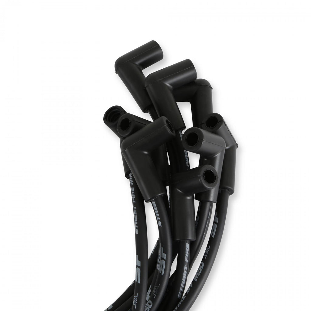 Street-Fire Wire Set Small Block Chevy 350 Hei The Terminals Are Covered In Black Boots That Protect The Conductor From Engine Heat To Ensure Spark Delivery MSD Ignition