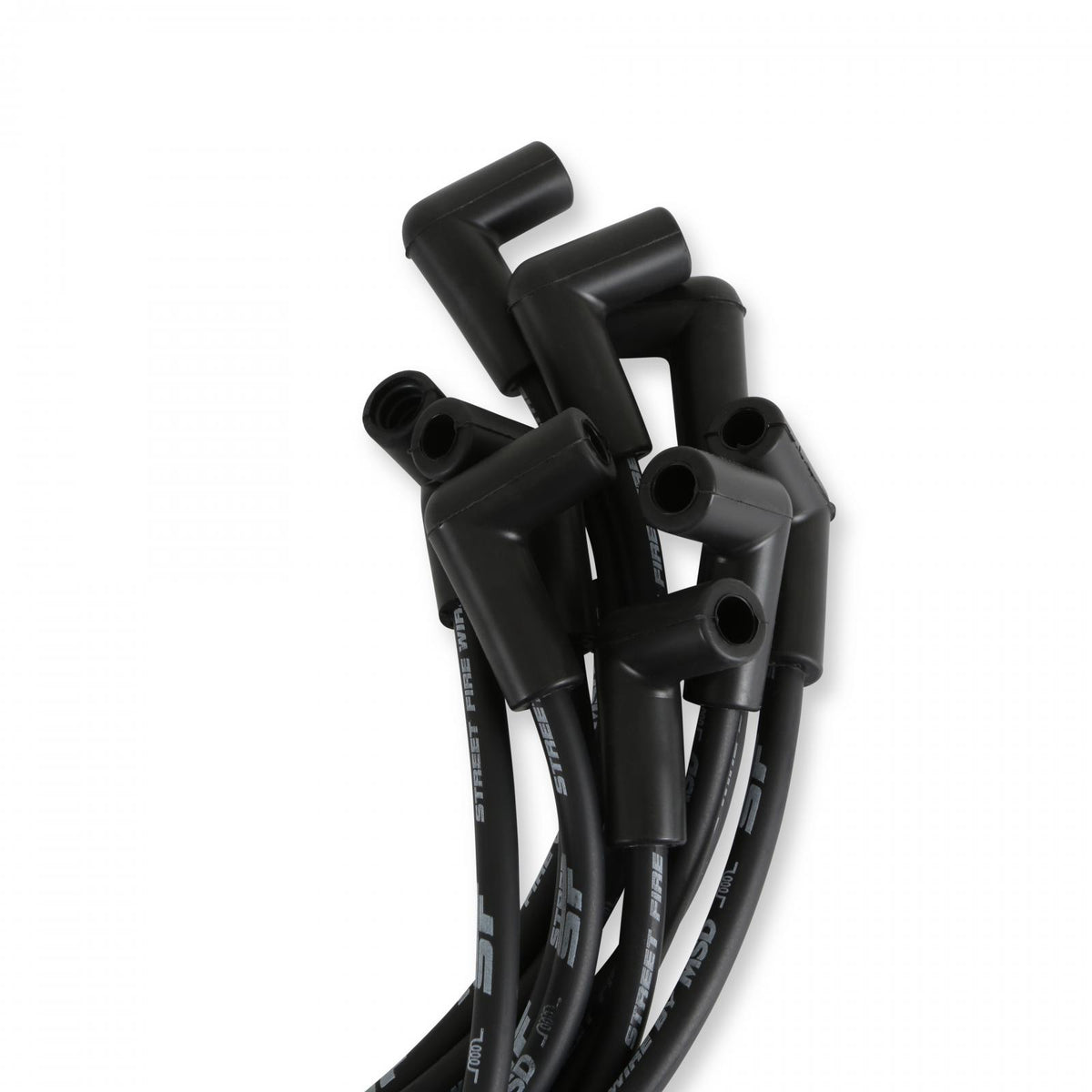 Street-Fire Wire Set Small Block Chevy 350 Hei The Terminals Are Covered In Black Boots That Protect The Conductor From Engine Heat To Ensure Spark Delivery MSD Ignition
