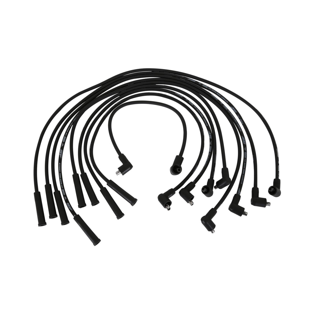 Street-Fire Wire Set Chevy 366-454 Socket The Terminals Are Covered In Black Boots That Protect The Conductor From Engine Heat To Ensure Spark Delivery MSD Ignition