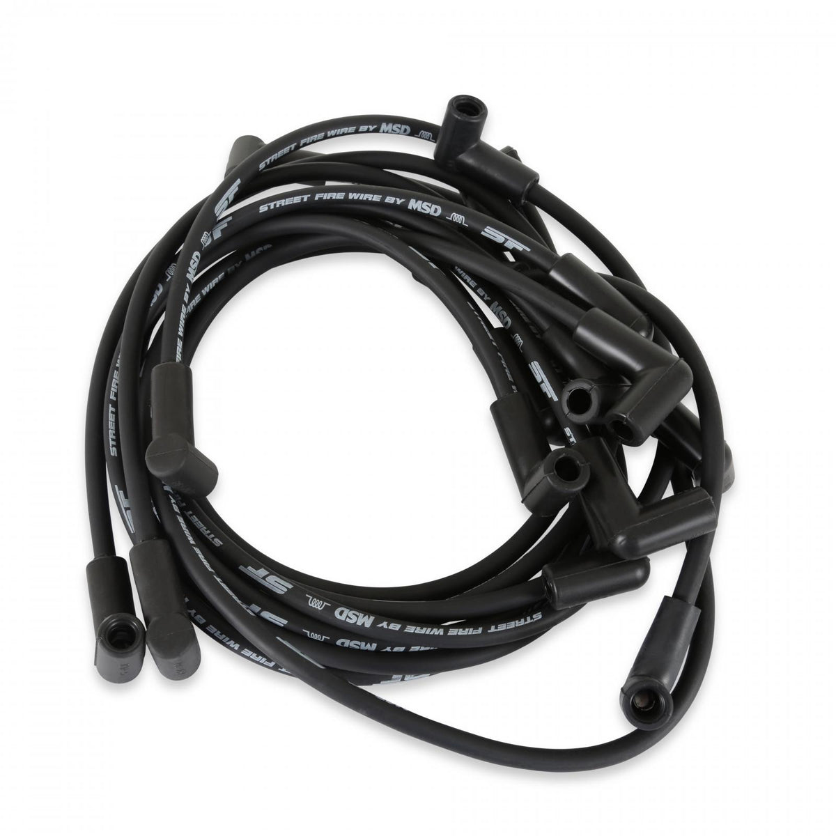 Street-Fire Wire Set Chevy Truck 305-350 '85-On The Terminals Are Covered In Black Boots That Protect The Conductor From Engine Heat To Ensure Spark Delivery MSD Ignition