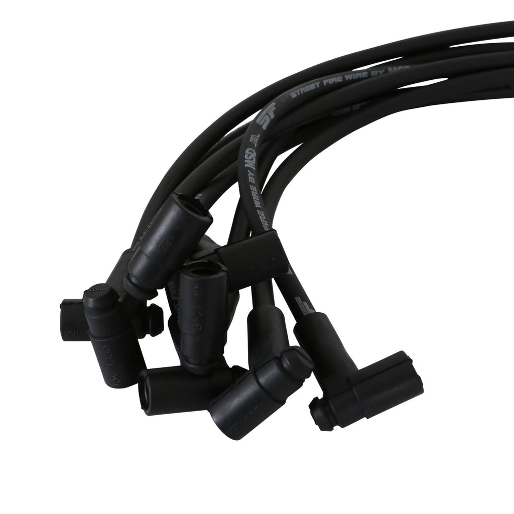 Street-Fire Wire Set Chevy 454 '88-On The Terminals Are Covered In Black Boots That Protect The Conductor From Engine Heat To Ensure Spark Delivery MSD Ignition