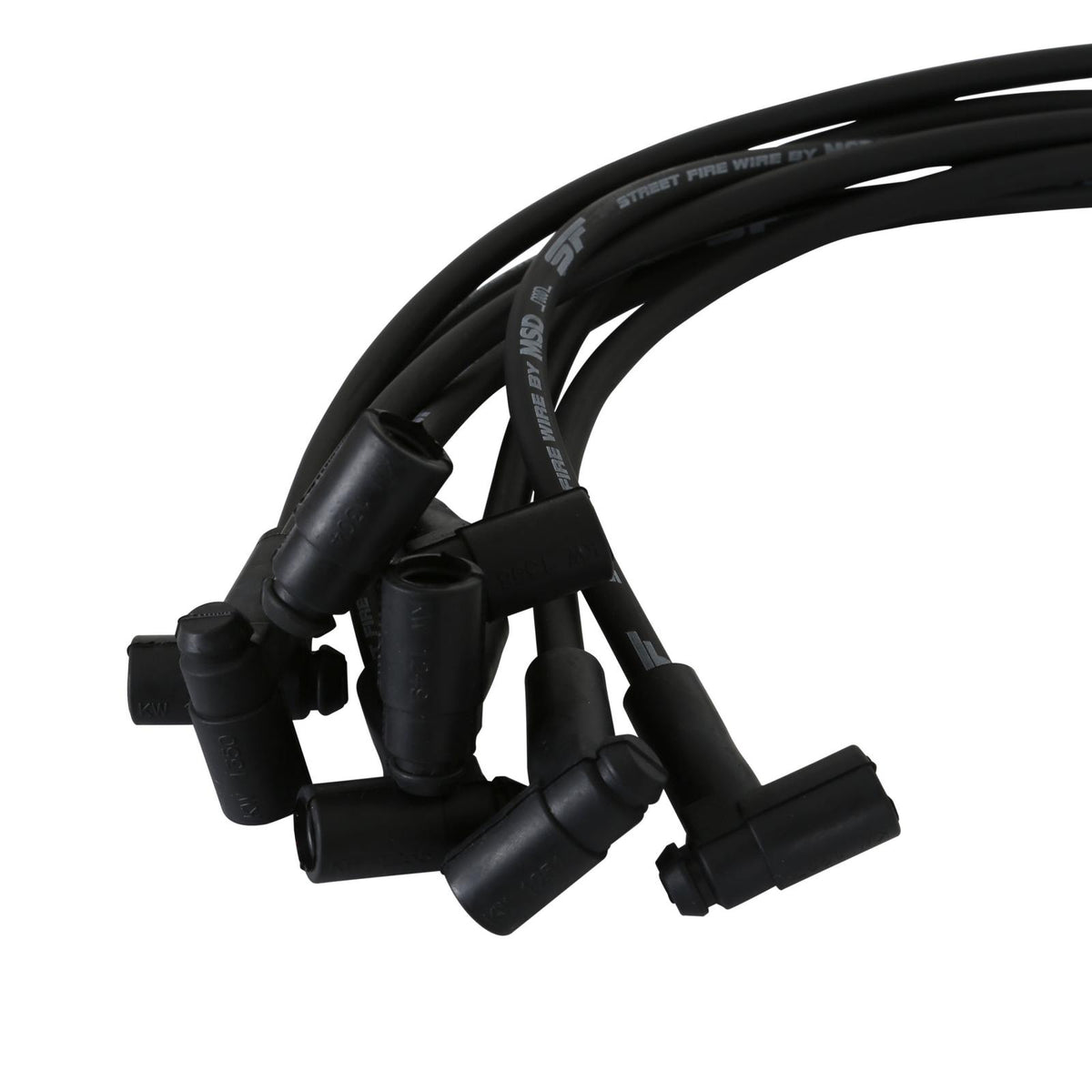 Street-Fire Wire Set Chevy 454 '88-On The Terminals Are Covered In Black Boots That Protect The Conductor From Engine Heat To Ensure Spark Delivery MSD Ignition