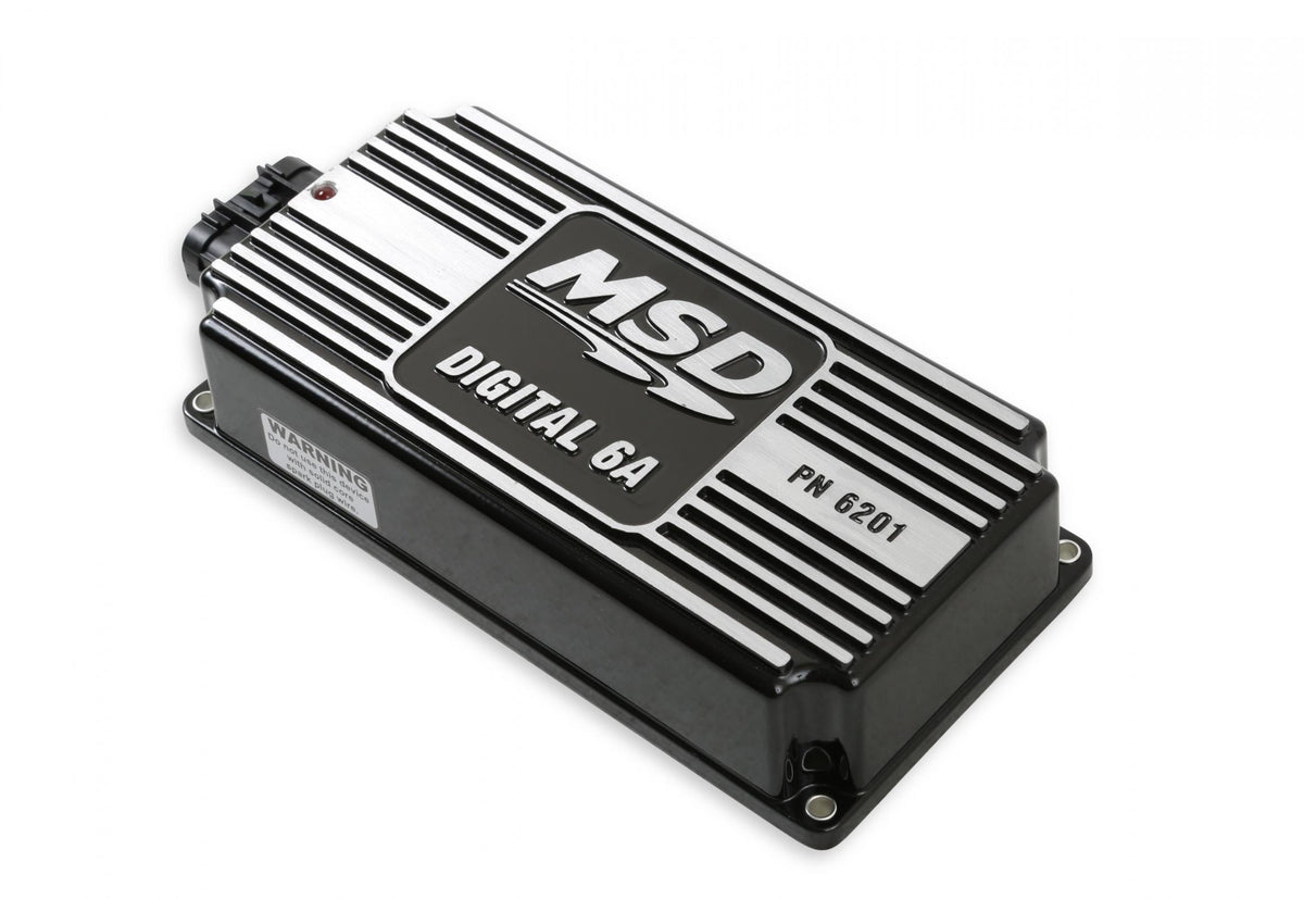 MSD Digital 6A Ignition Control Compatible With 4, 6, Or 8 Cylinder Engines Built-In Led For System Checks MSD Ignition