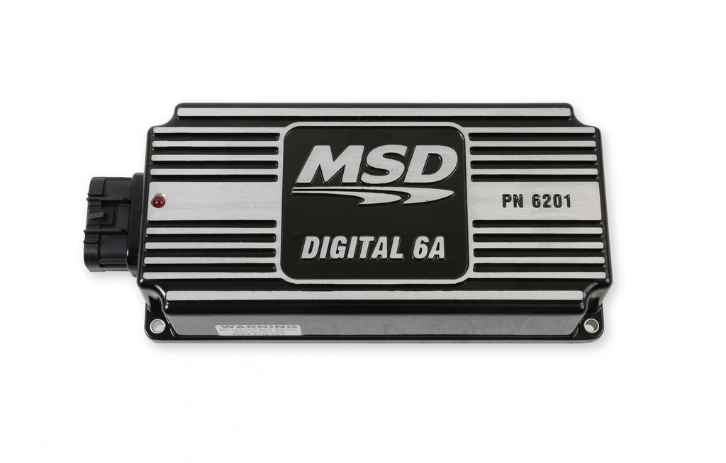 MSD Digital 6A Ignition Control Compatible With 4, 6, Or 8 Cylinder Engines Built-In Led For System Checks MSD Ignition