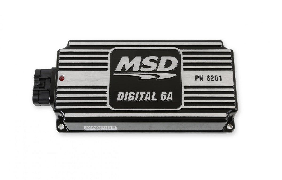 MSD Digital 6A Ignition Control Compatible With 4, 6, Or 8 Cylinder Engines Built-In Led For System Checks MSD Ignition
