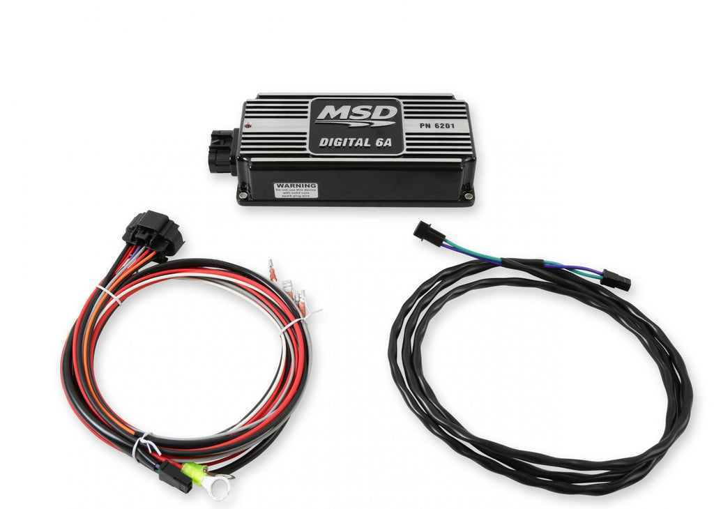 MSD Digital 6A Ignition Control Compatible With 4, 6, Or 8 Cylinder Engines Built-In Led For System Checks MSD Ignition