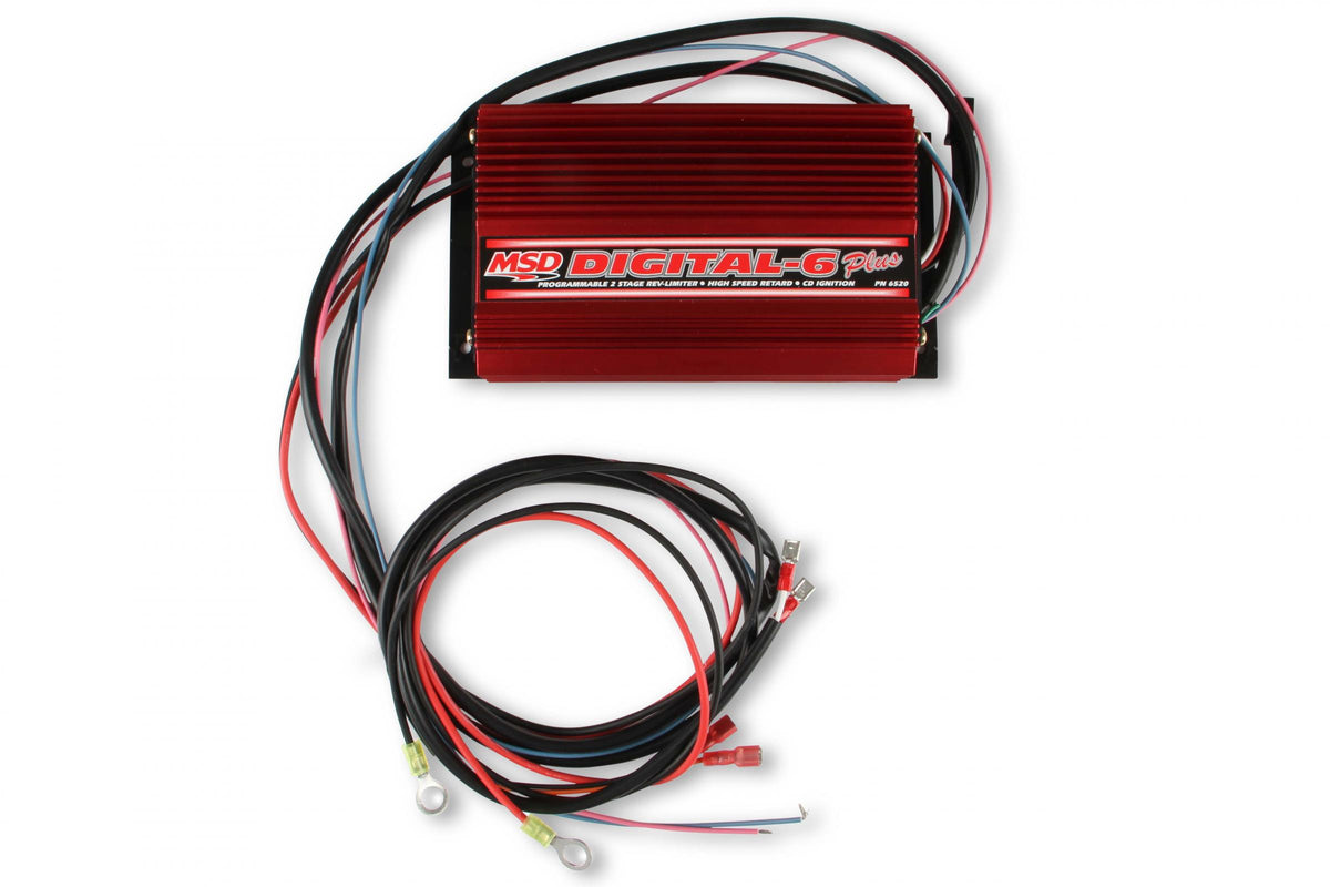 MSD Digital 6-Plus Ignition Control Universal Soft Touch 2 Step Rev Control 1 Stage Retard Control Start Retard MSD Ignition