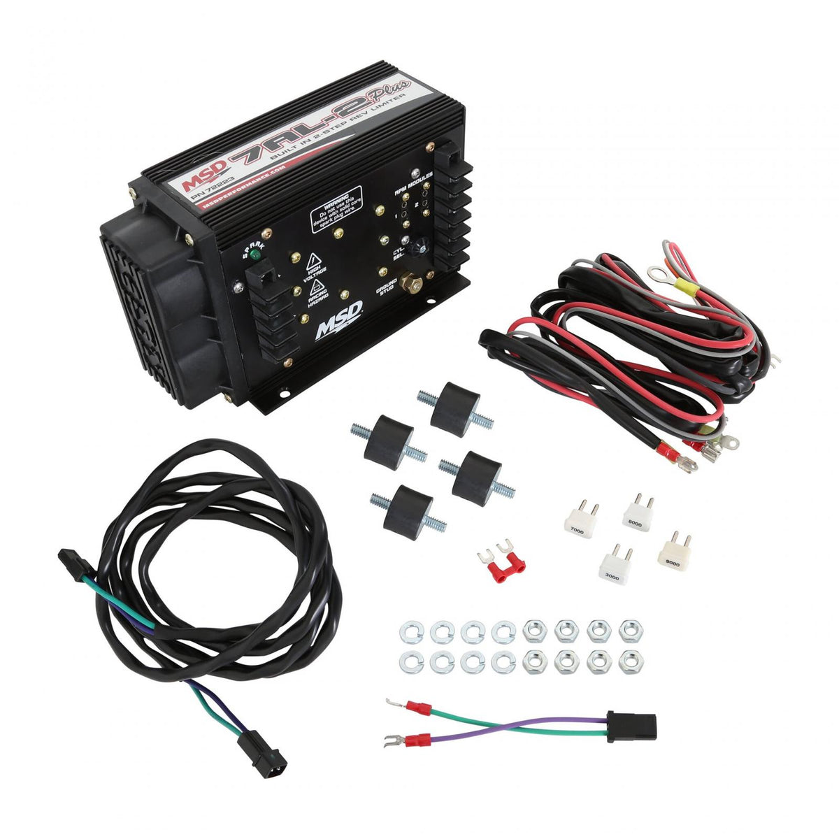 MSD Black 7Al-2 Ignition Control A Staple In The Drag Race Community, Features A Built-In 2 Step Rev Control And Its Famous High Output Spark Energy. Now In Black MSD Ignition
