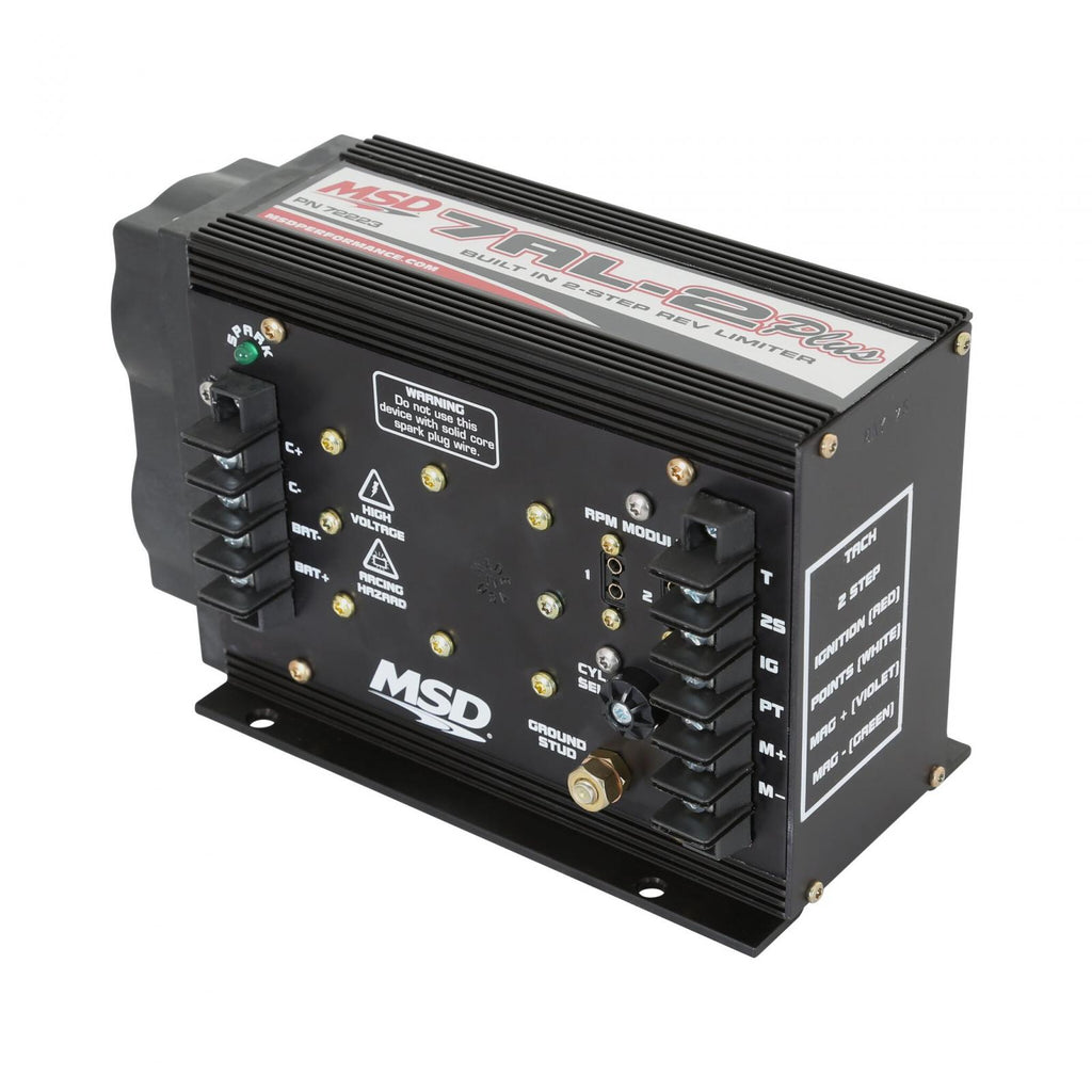 MSD Black 7Al-2 Ignition Control A Staple In The Drag Race Community, Features A Built-In 2 Step Rev Control And Its Famous High Output Spark Energy. Now In Black MSD Ignition