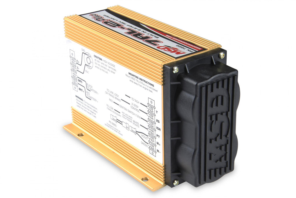 MSD 7Al-2 Ignition Control A Staple In The Drag Race Community, Features A Built-In 2 Step Rev Control And Its Famous High Output Spark Energy MSD Ignition
