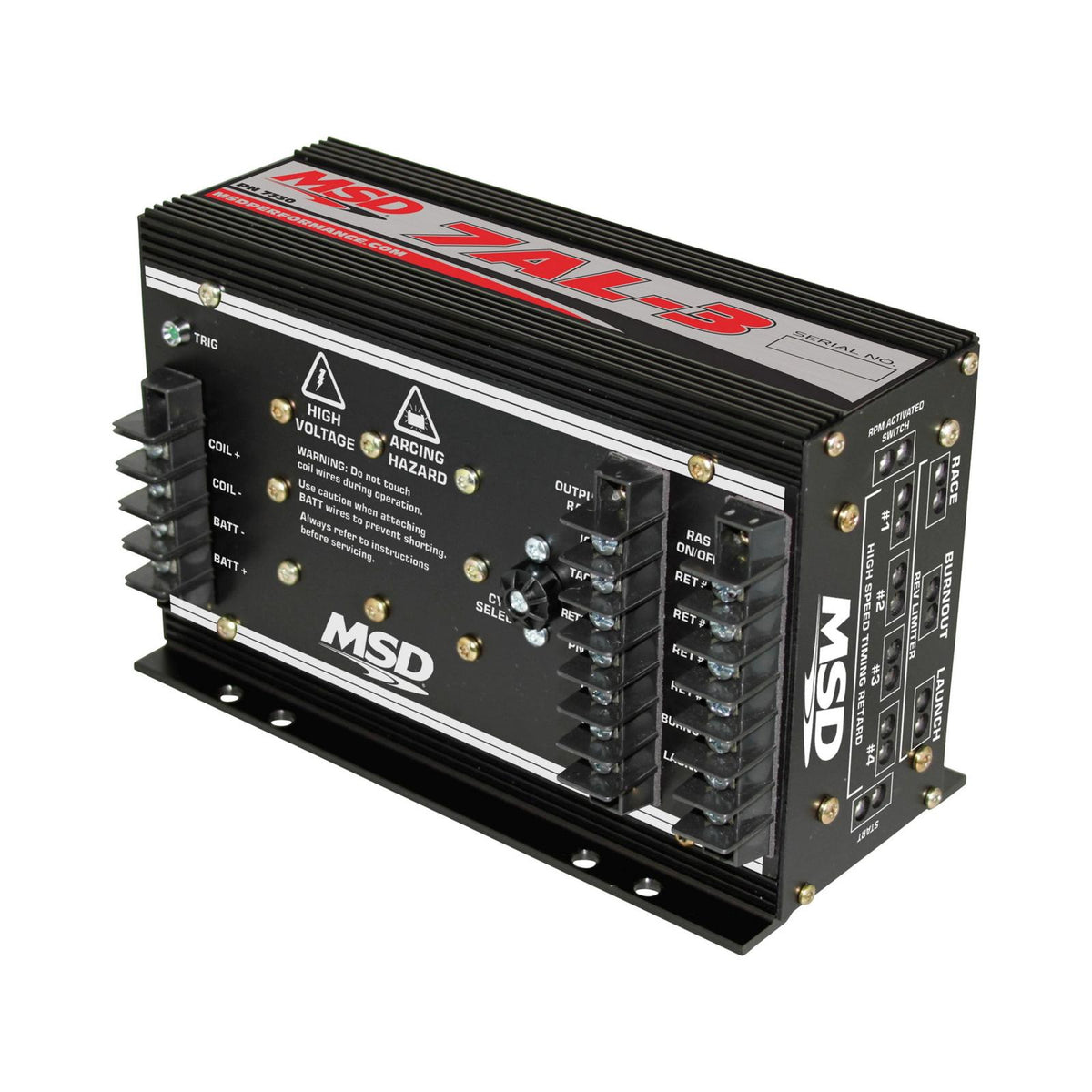 MSD 7Al-3 Ignition Control With Start Retard, 3-Rev Limits And A 4-Stage Retard, The 7Al-3 Has All The Features You Need Plus A Rpm Activated Switch MSD Ignition