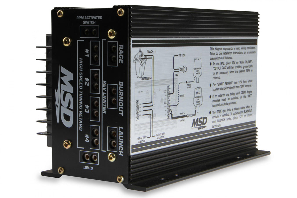 MSD 7Al-3 Ignition Control With Start Retard, 3-Rev Limits And A 4-Stage Retard, The 7Al-3 Has All The Features You Need Plus A Rpm Activated Switch MSD Ignition