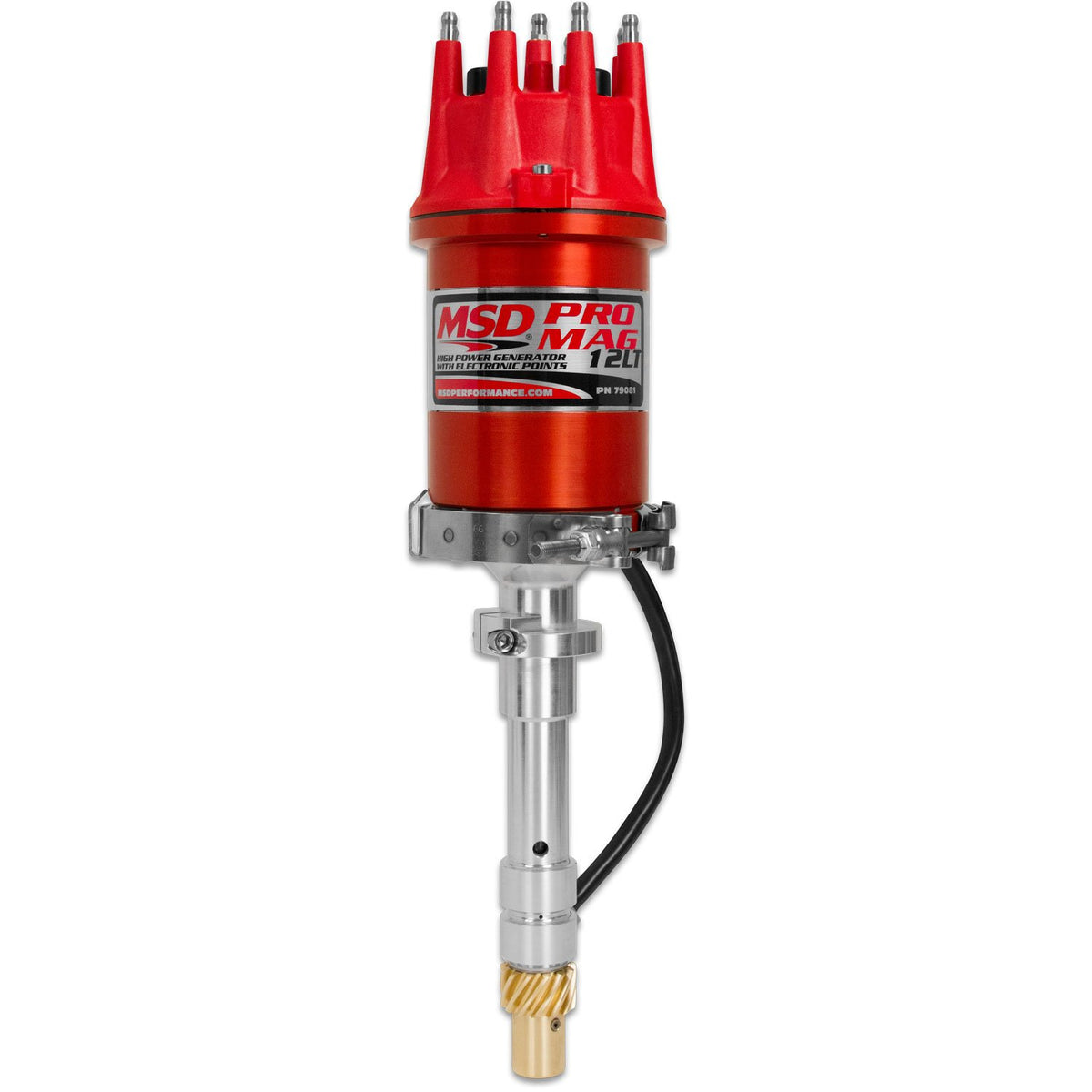 MSD Pro Mag 12 Amp Generator Lite, Short MSD Ignition