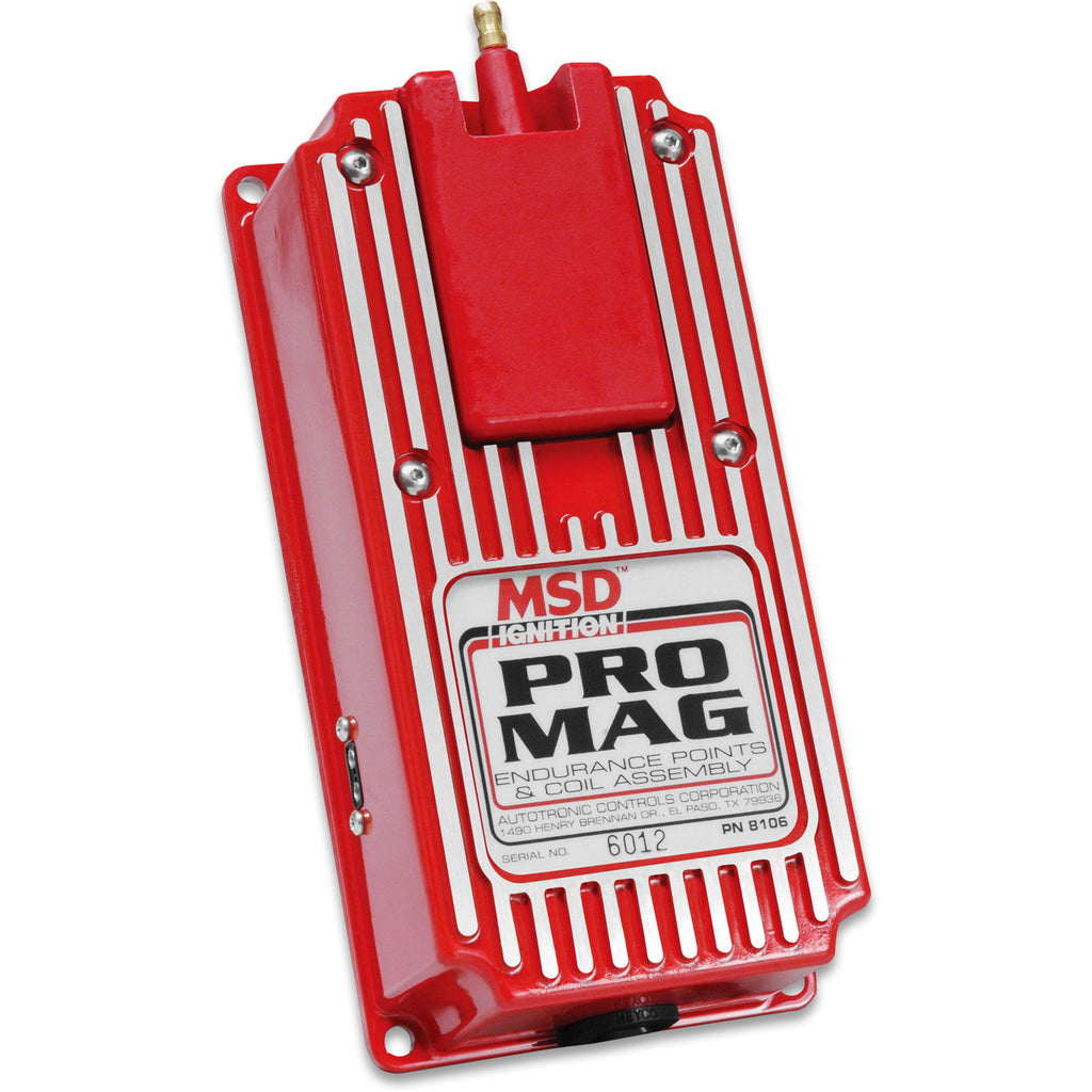 Pro Mag 12/20 Amp Electronic Points Box The Points Box Controls The Spark Duration And The Unique Full Power Firing Of The Pro-Mag 12 And 20 MSD Ignition