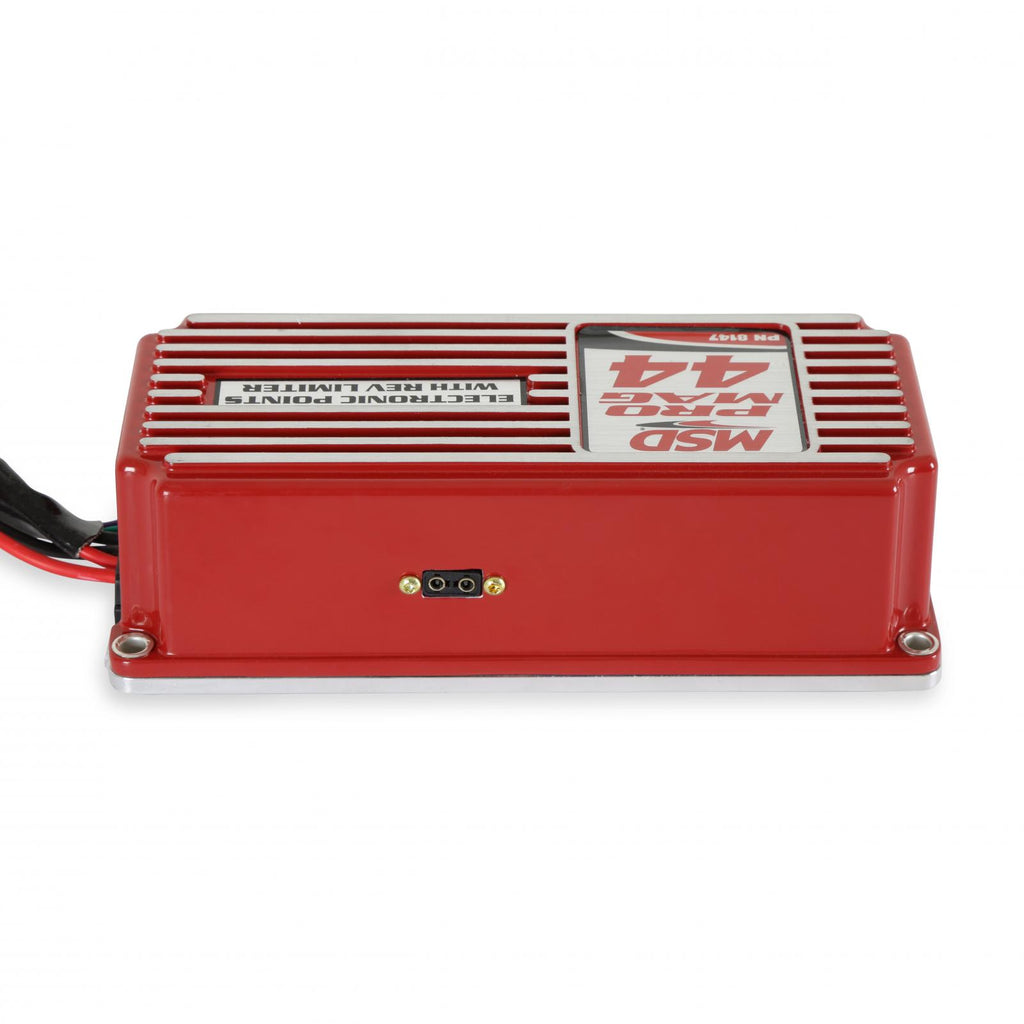 Pro Mag 44 Amp Electronic Points Box Red The Electronic Points Box With Rev Limiter Is Responsible For Controlling The Pro-Mag 44 Energy MSD Ignition