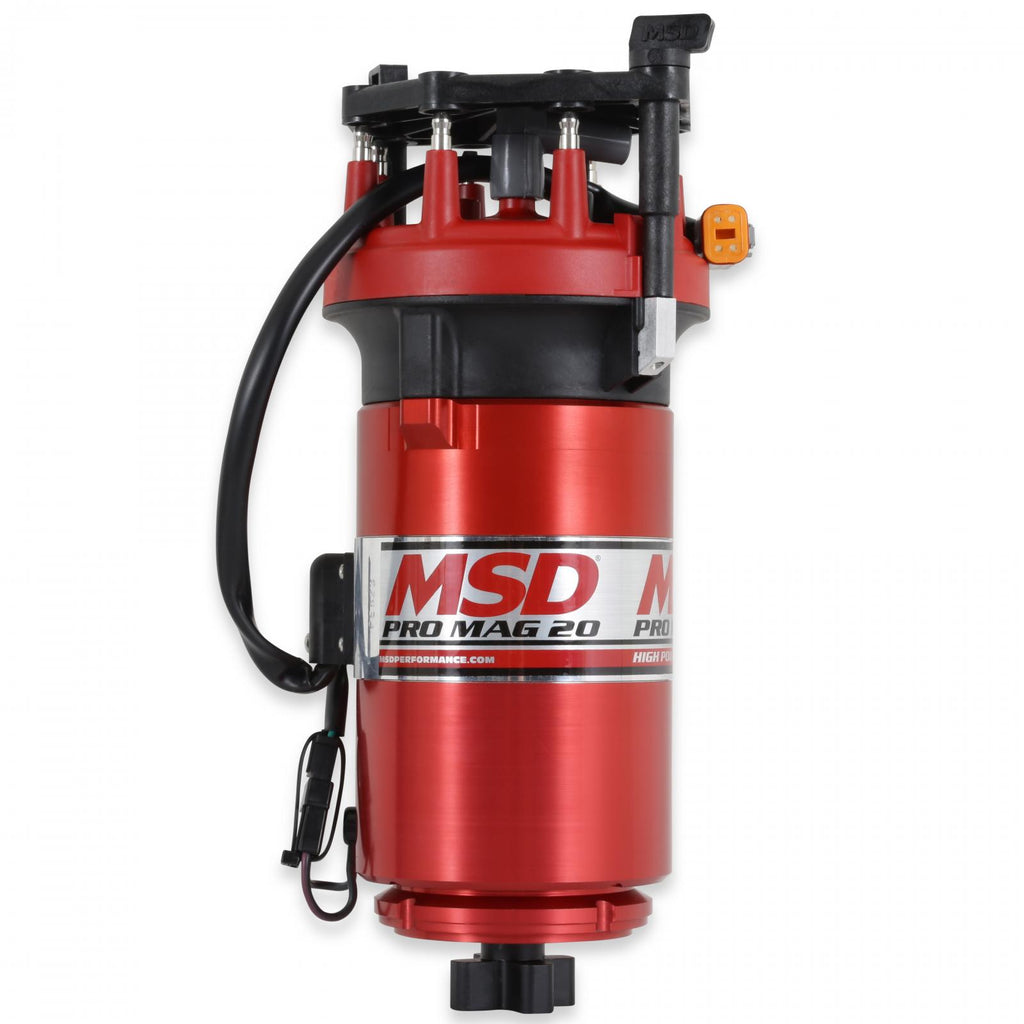 Pro Mag 20 Amp Generator, Cw Rotation, Band Clamp The 20 Amp Generator Is A Favorite In Alcohol Slurping Engines Such Sportsman Dragsters And Quick-8 Racers MSD Ignition