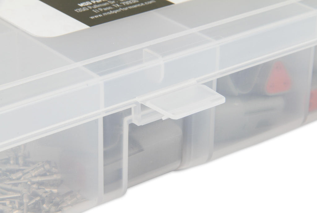 MSD Deutsch Connector Kit 360 Piece Deutsch Connector Kit Comes With 2, 3, 4, 6, 8 And 12 Pole Housings And Pins W/Seals MSD Ignition