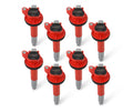 MSD Ignition Coil Blaster Ford Shelby Gt350/500 5.2L V8 Red 8-Pack 2016-2020 Mustang Gt350/Gt350R 2020 Mustang Gt500 5.2L Supercharged MSD Ignition