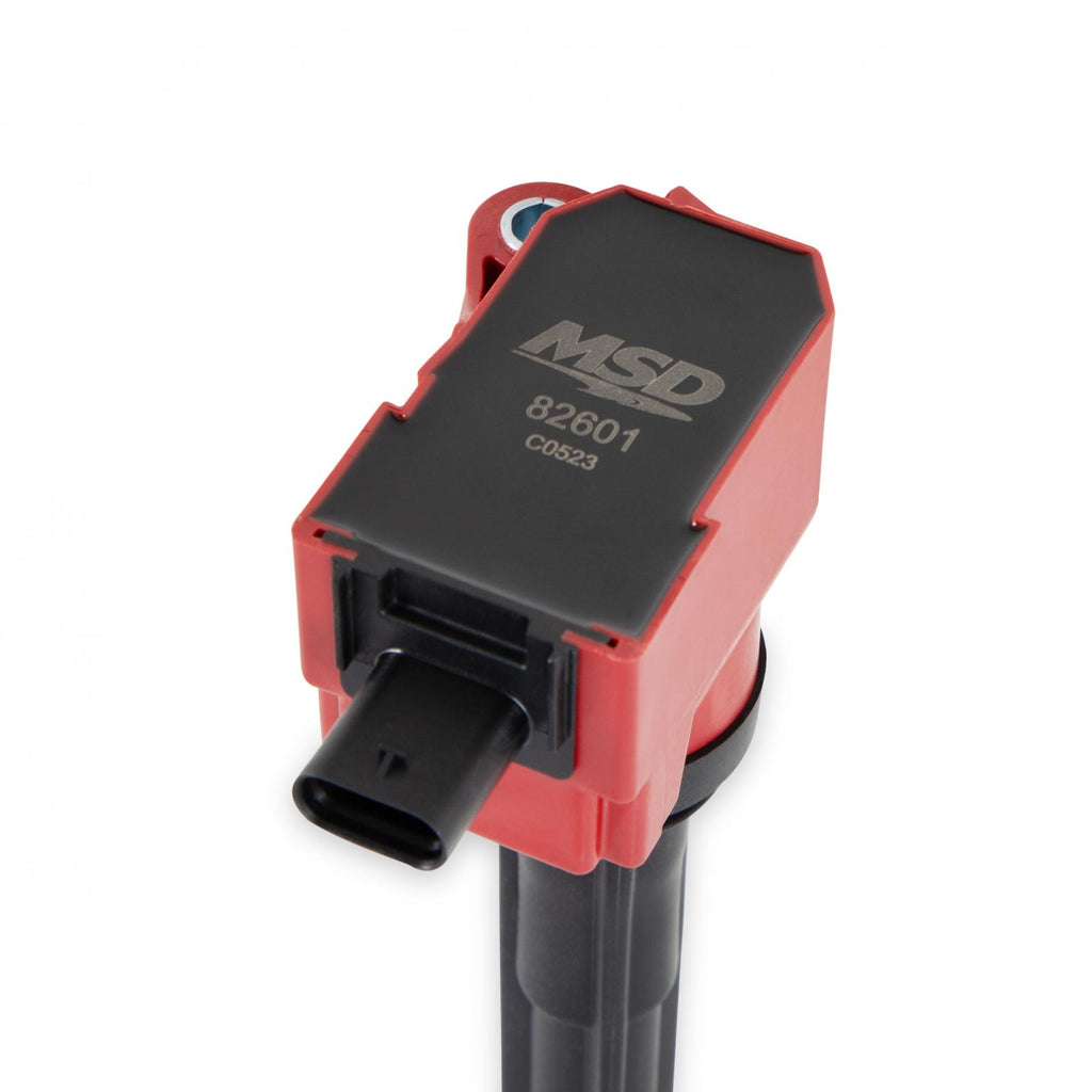 MSD Ignition Coil Ford Ecoboost 2.7L / 3.0L V6 Red 2018-2024 Ford Ecoboost 2.7L / 3.0L V6 MSD Ignition
