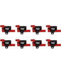 MSD Ignition Coil GM LS Blaster Series L-Series Truck Engine Red 8-Pack 1999-2007 GM L-Series Truck Engines 10457730/19005218 Replacement Heat Sink MSD Ignition