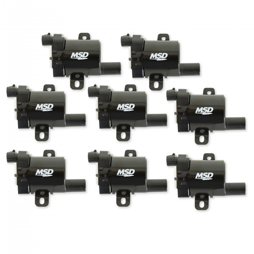 MSD Ignition Coil Blaster Series L-Series Truck Engine Black 8-Pack 1999-2007 GM L-Series Truck Engines 10457730/19005218 Replacement Heat Sink MSD Ignition