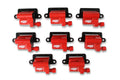 MSD Ignition Coil GM LS Blaster Series L-Series Truck Engine Red 8-Pack 1999-2007 GM L-Series Truck Engines 12558693/19355500 Replacement MSD Ignition
