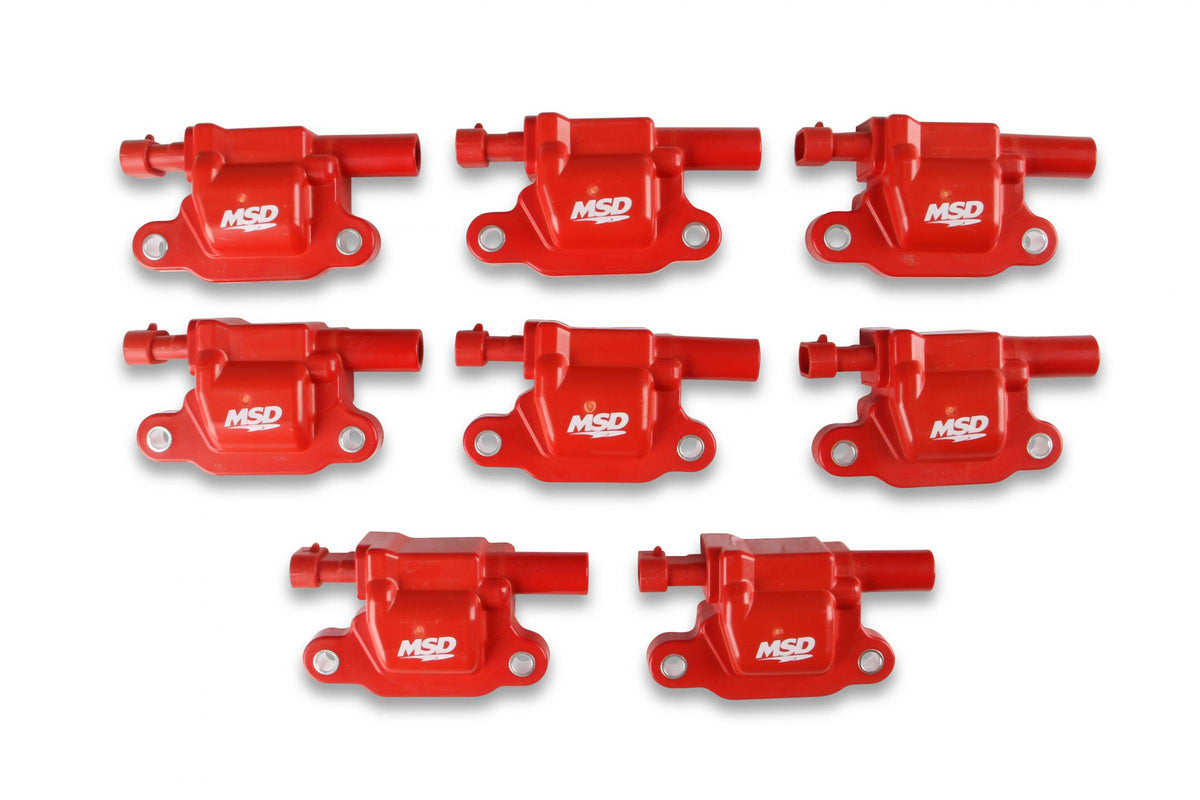 MSD Ignition Coil Blaster Series LS2/Ls3/Ls4/Ls7/Ls9 Engines 8-Pack 2005-2013 GM LS Engines 12570616/12573190/12611424 Replacement MSD Ignition