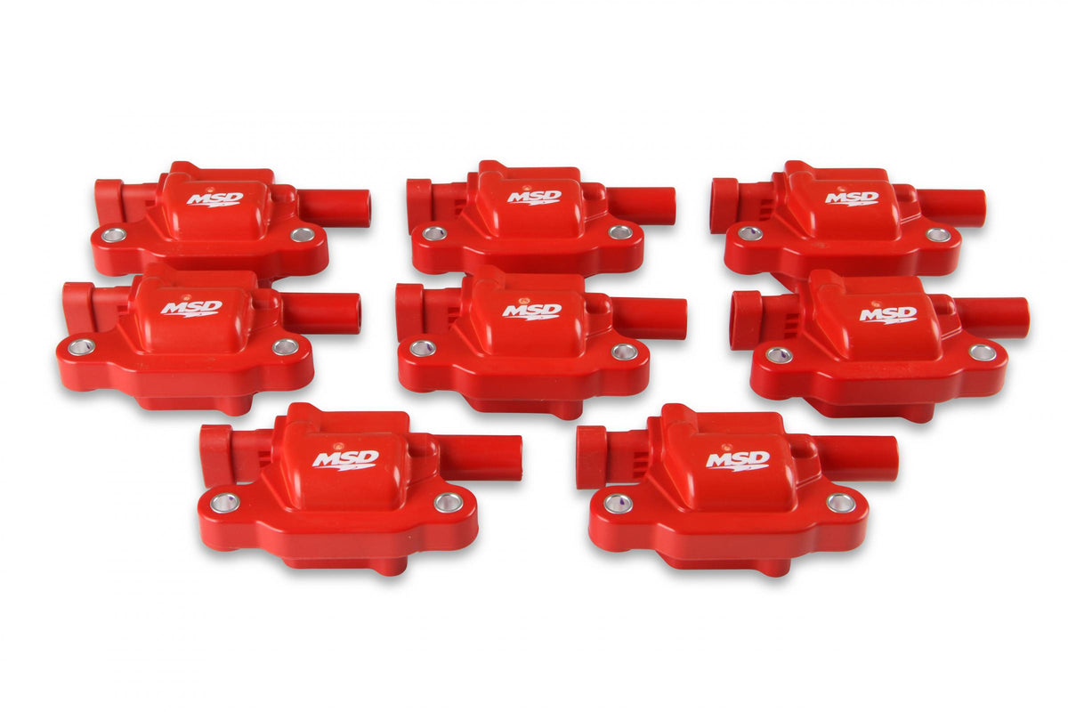 MSD Ignition Coil Blaster Series LS2/Ls3/Ls4/Ls7/Ls9 Engines 8-Pack 2005-2013 GM LS Engines 12570616/12573190/12611424 Replacement MSD Ignition