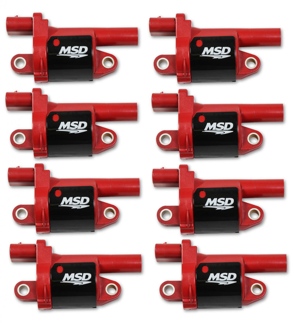 MSD Ignition Coil Blaster Series Gen V Gdi Engine 8-Pack Round 2014-Up GM Lt Direct Injected Engine Round MSD Ignition