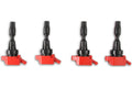 MSD Ignition Coil Blaster Series Hyundai/Kia 1.6L Turbo 4-Pack Fits Hyundai Elantra Sport/Kona/Sonata/Tucson/Veloster 2015-2020 1.6L Turbo Engine 2017-2020 Kia Forte Gt/Forte5/ Optima/Soul 1.6L Turbo Engine MSD Ignition